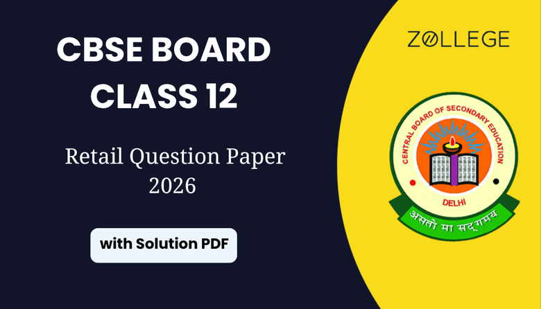 CBSE Class 12 Retail Question Paper 2026 with Solution Pdf