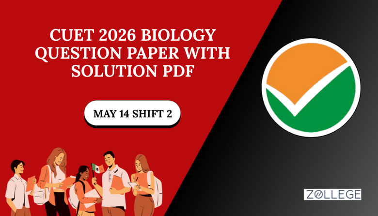 CUET 2026 Biology Question Paper May 14 Shift 2 with Solution Pdf