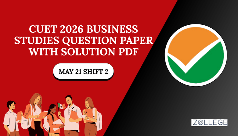 CUET 2026 Business Studies Question Paper May 21 Shift 2 with Solution Pdf