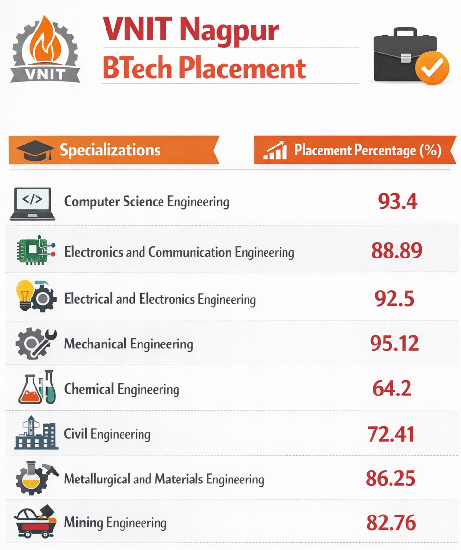 VNIT Nagpur BTech Placement