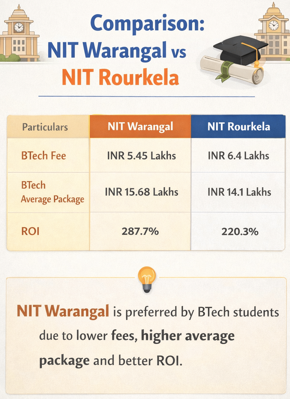 NIT Warangal vs NIT Rourkela
