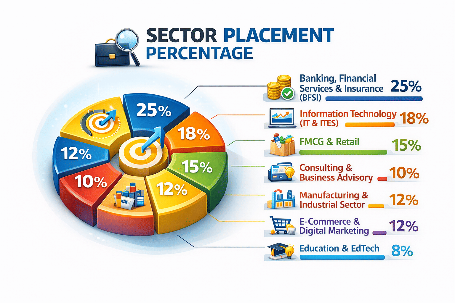 IBMR Pune Sector Wise Placement 2025