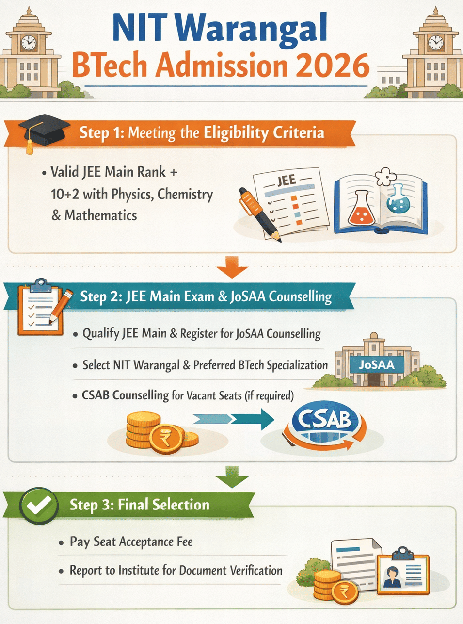 NIT Warangal BTech Fee