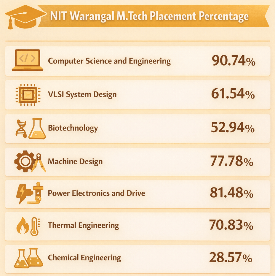 NIT Warangal MTech Placement
