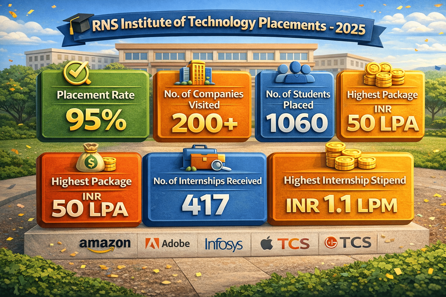 RNS Institute of Technology Placement Highlights 2025
