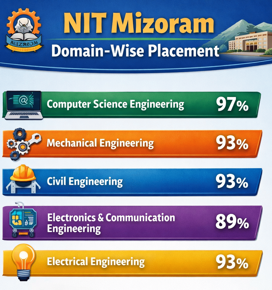 NIT Mizoram Domain-Wise Placement