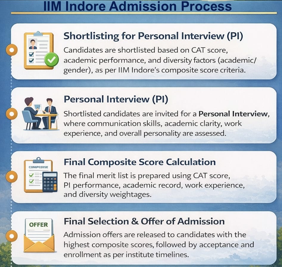 IIM Indore Selection Process