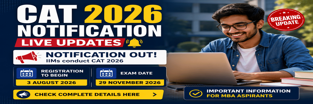 CAT 2026 notification live updates