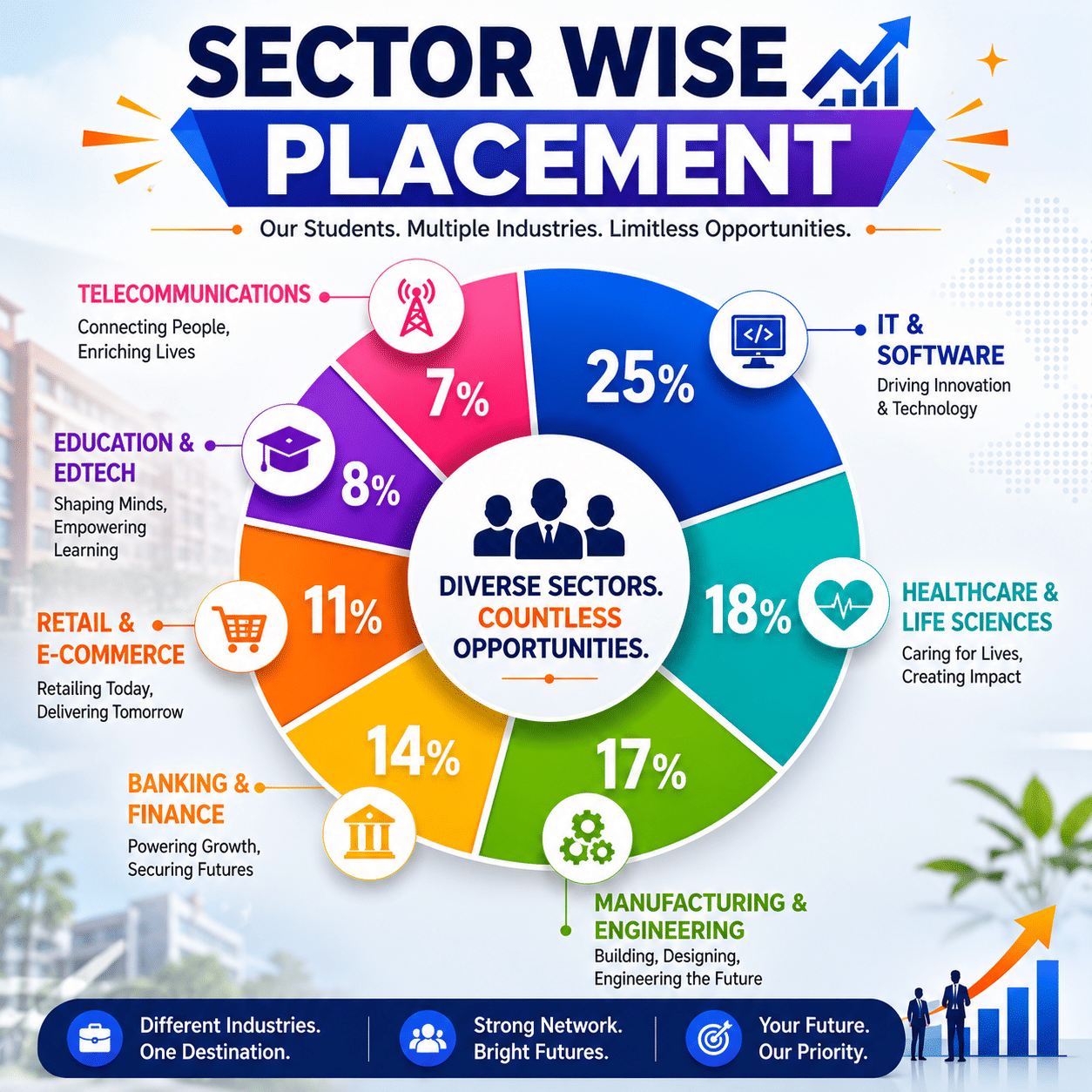 REVA University Sector-Wise Placement Details