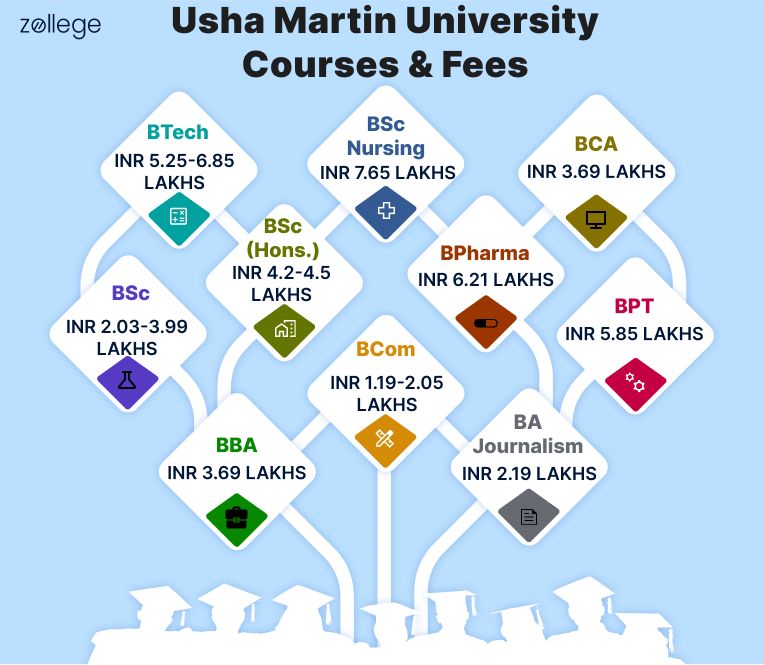 Usha Martin University Fees