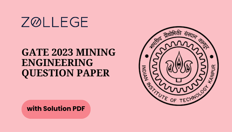 GATE 2023 Question Paper with Solution PDF for Mining Engineering