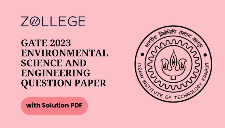 GATE 2023 Environmental Science And Engineering Question Paper with Solution Pdf