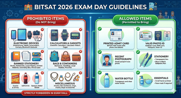 BITSAT 2026 Exam Day Guidelines