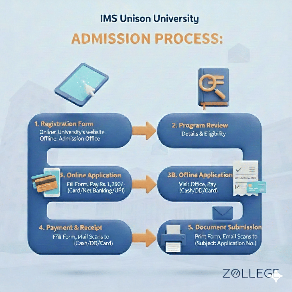IMS Unison University Admission Process 2026