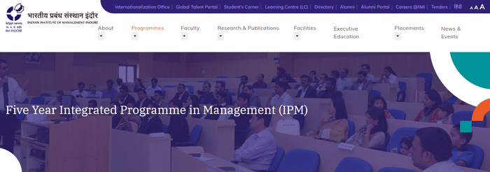 IPMAT Admission