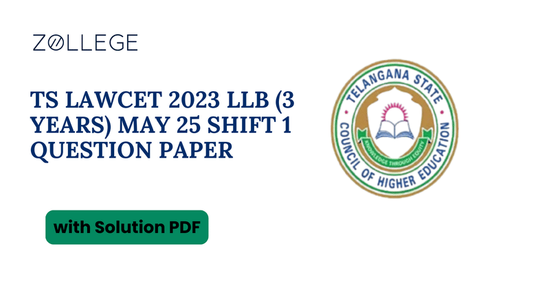 TS LAWCET 2025 LLB (3 Years) Question Paper With Solution PDF