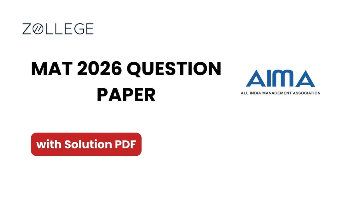 MAT 2026 Question Paper PDF Download
