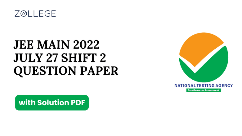 JEE Main 2021 Question Paper with Solution PDF Jul 20 Shift 2