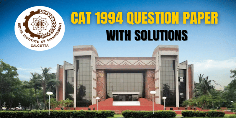 CAT 2009 Question Paper with solutions