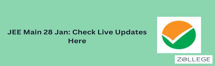 JEE Main 28 Jan Live Update