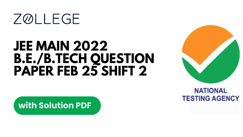 JEE Main 2021 Question Paper with Solution PDF Feb 25 Shift 2