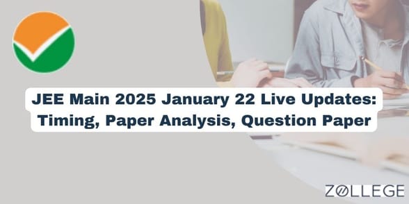 JEE Main 2025 Jan 22