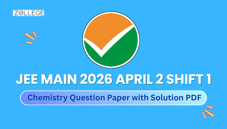 JEE Main 2026 April 2 Shift 1 Chemistry Question Paper with Solution Pdf