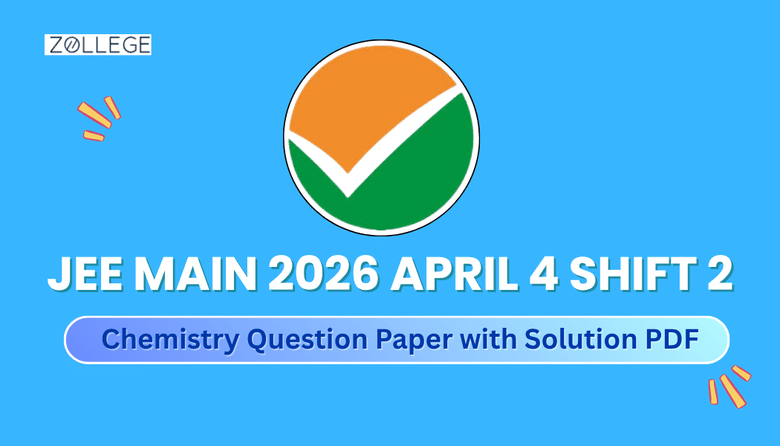 JEE Main 2026 April 4 Shift 2 Chemistry Question Paper with Solution Pdf