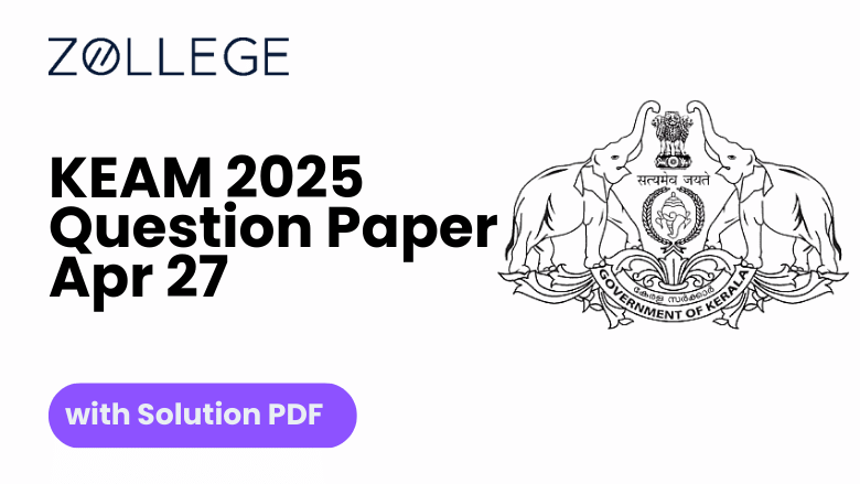 KEAM 2025 Engineering Question Paper with Solution PDF Apr 27