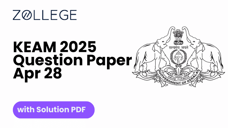KEAM 2025 Engineering Question Paper with Solution PDF Apr 28