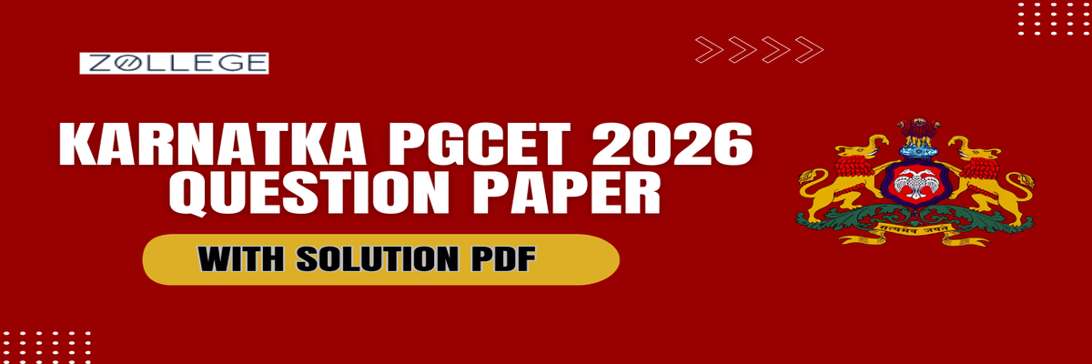 Karnataka PGCET 2026 Question Paper with solutiopn Pdf