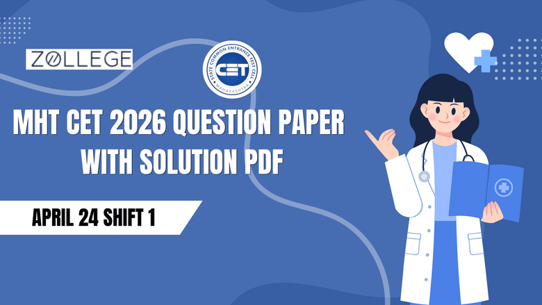 MHT CET 2026 April 24 Shift 1 Question Paper with Solution Pdf