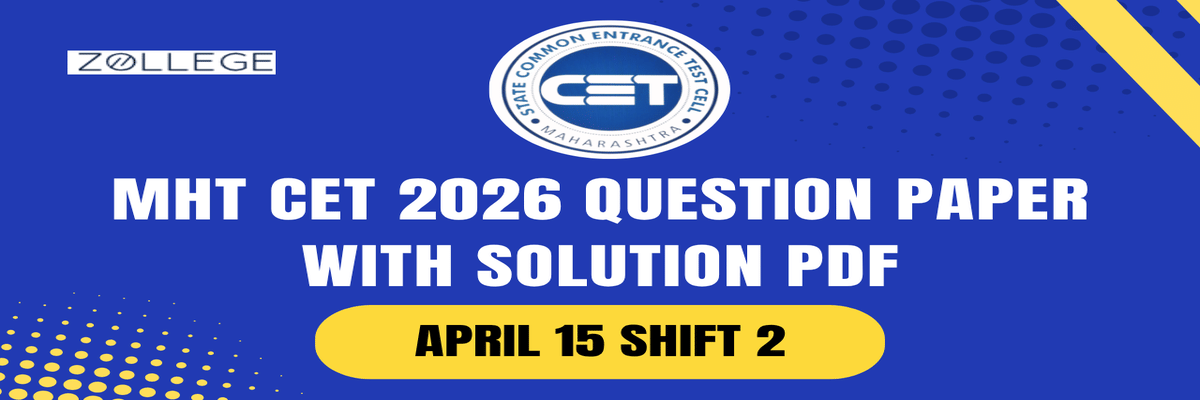 MHT CET 2026 Question Paper with Solution PDF