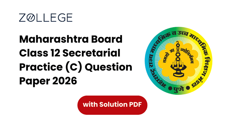 Maharashtra Board Class 12 Secretarial Practice (C) Question Paper 2026 with Solution Pdf