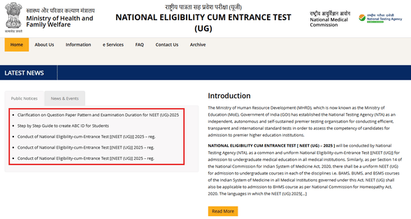 NEET 2025 Exam Details