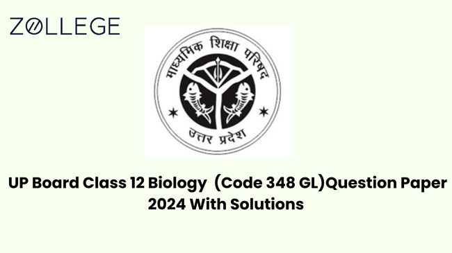Up Board class 12 Biology Question Paper with Solution pdf