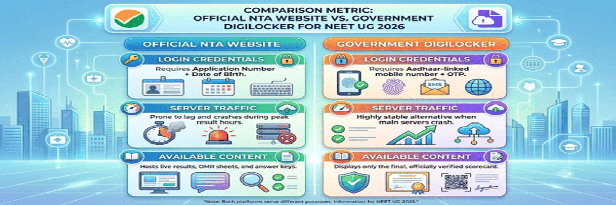 Steps to Check ReNEET Result 2026 on DigiLocker