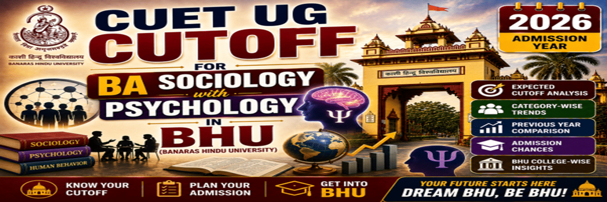 CUET UG Cutoff for BA Sociology with Psychology at BHU