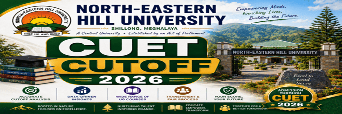 North-Eastern Hill University CUET Cutoff 2026