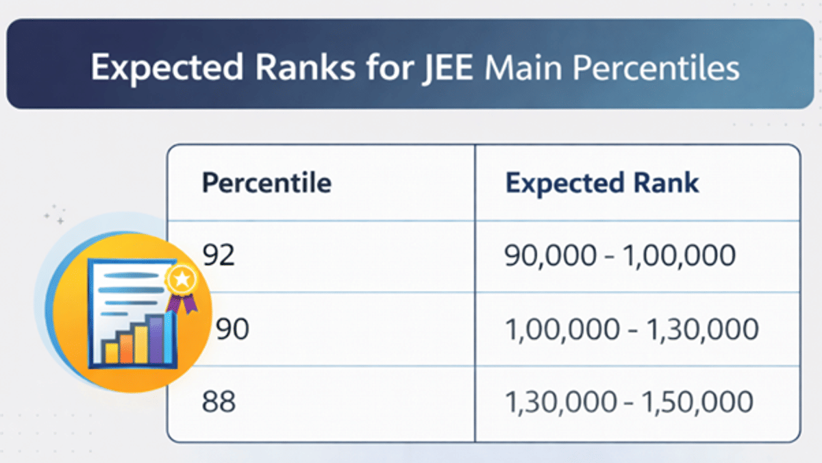 90 Percentile in JEE Main Marks and College Options