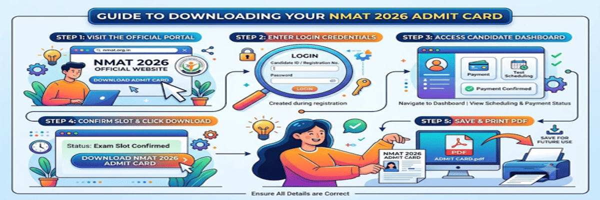 NMAT 2026 Admit Card Release Date, Direct Link, and How to Download