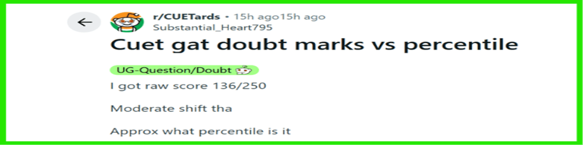 CUET UG 2026 Marks vs Percentile: Subject-Wise Analysis, Score Calculator