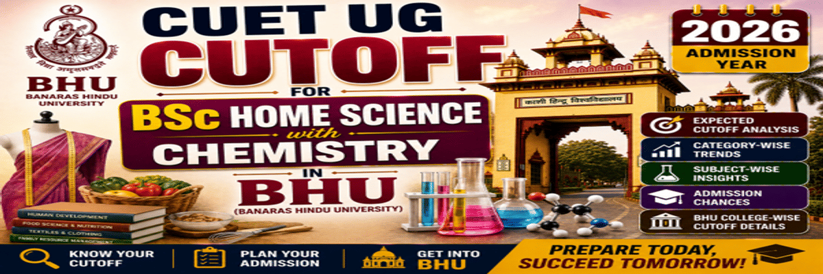 CUET UG Cutoff for BSc Home Science with Chemistry in BHU