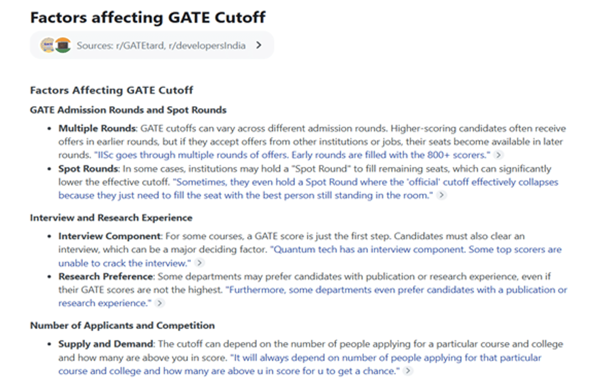 Expected GATE 2026 Cutoff for IIITs and Previous Years' Trends