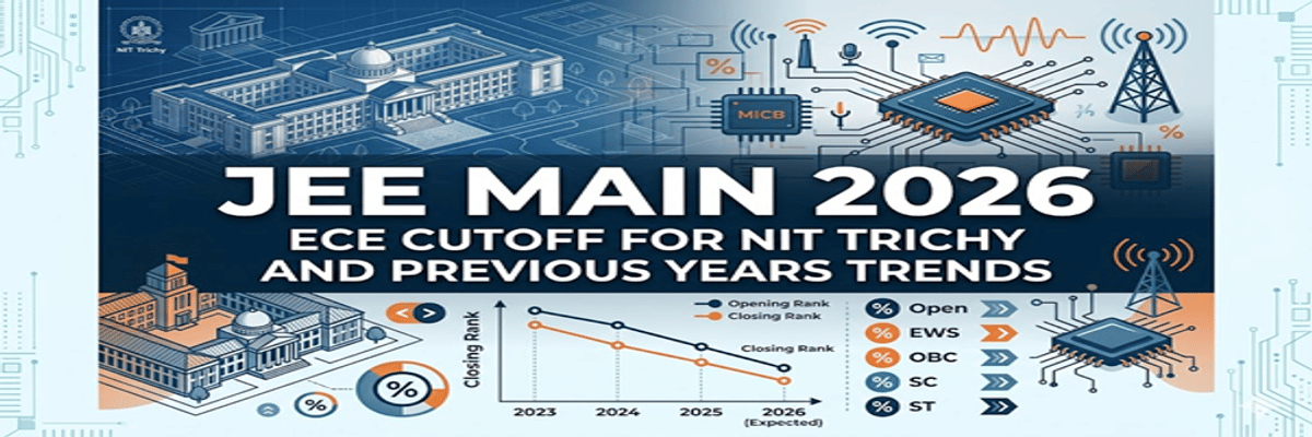 JEE Main 2026 ECE Cutoff for NIT Trichy and Previous Years Trends