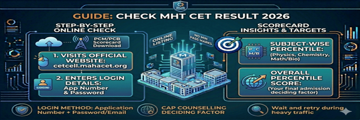 How to Check MHT CET Result 2026