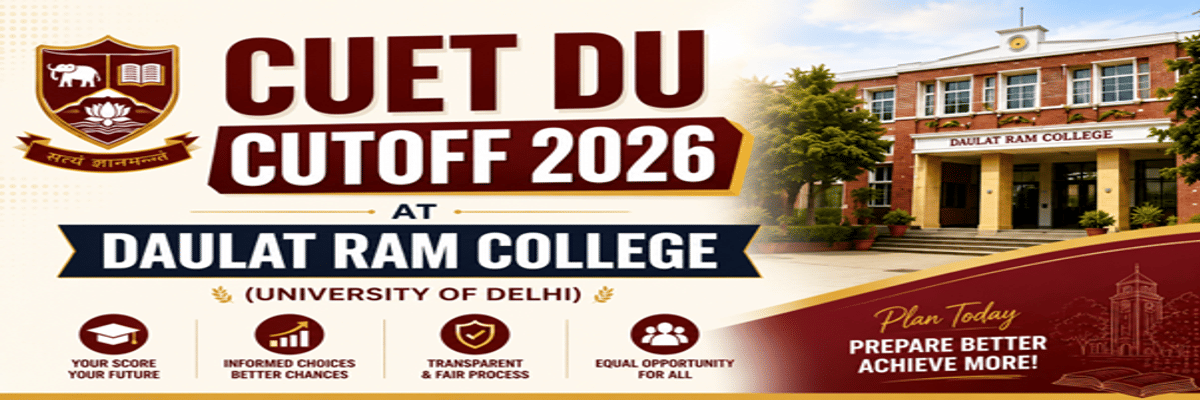 CUET DU Cutoff 2026 at Daulat Ram College