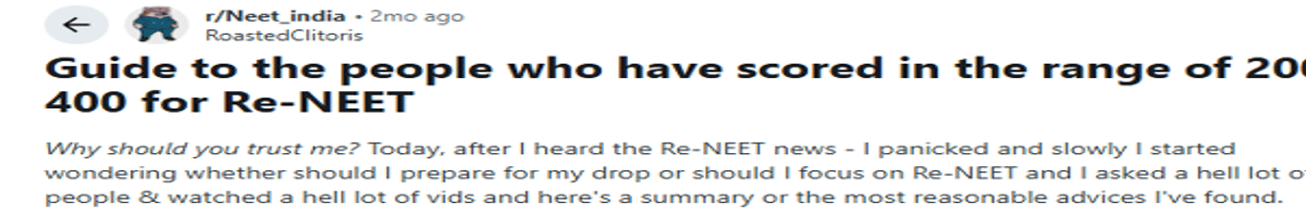 200 Marks in NEET Rank and College Options