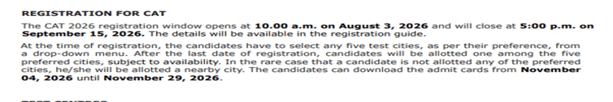 CAT 2026 Application Fee: Check Fee for General, OBC, SC, ST, and PwD Candidates