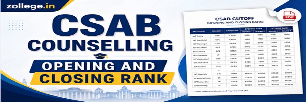 CSAB Counselling Opening and Closing Rank